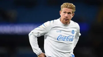 نابولي يفكر في رحيل دي بروين خلال يناير الشتوي